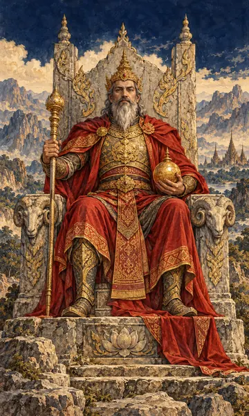 ไพ่ The Emperor จักรพรรดิ