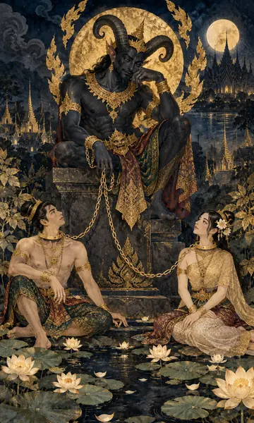 ไพ่ The Devil พันธนาการ